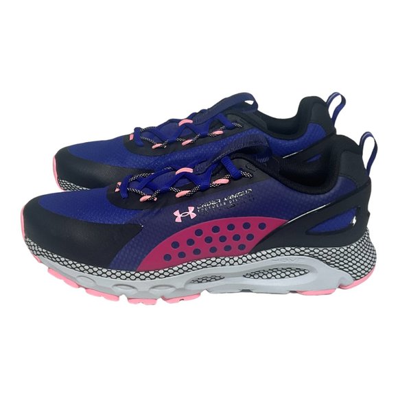 Under Armour Men's HOVR Infinite Summit 2 Running Black Blue Shoe Size 7.5-10 - Picture 3 of 6